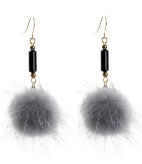 Mini Pom Pom Earrings