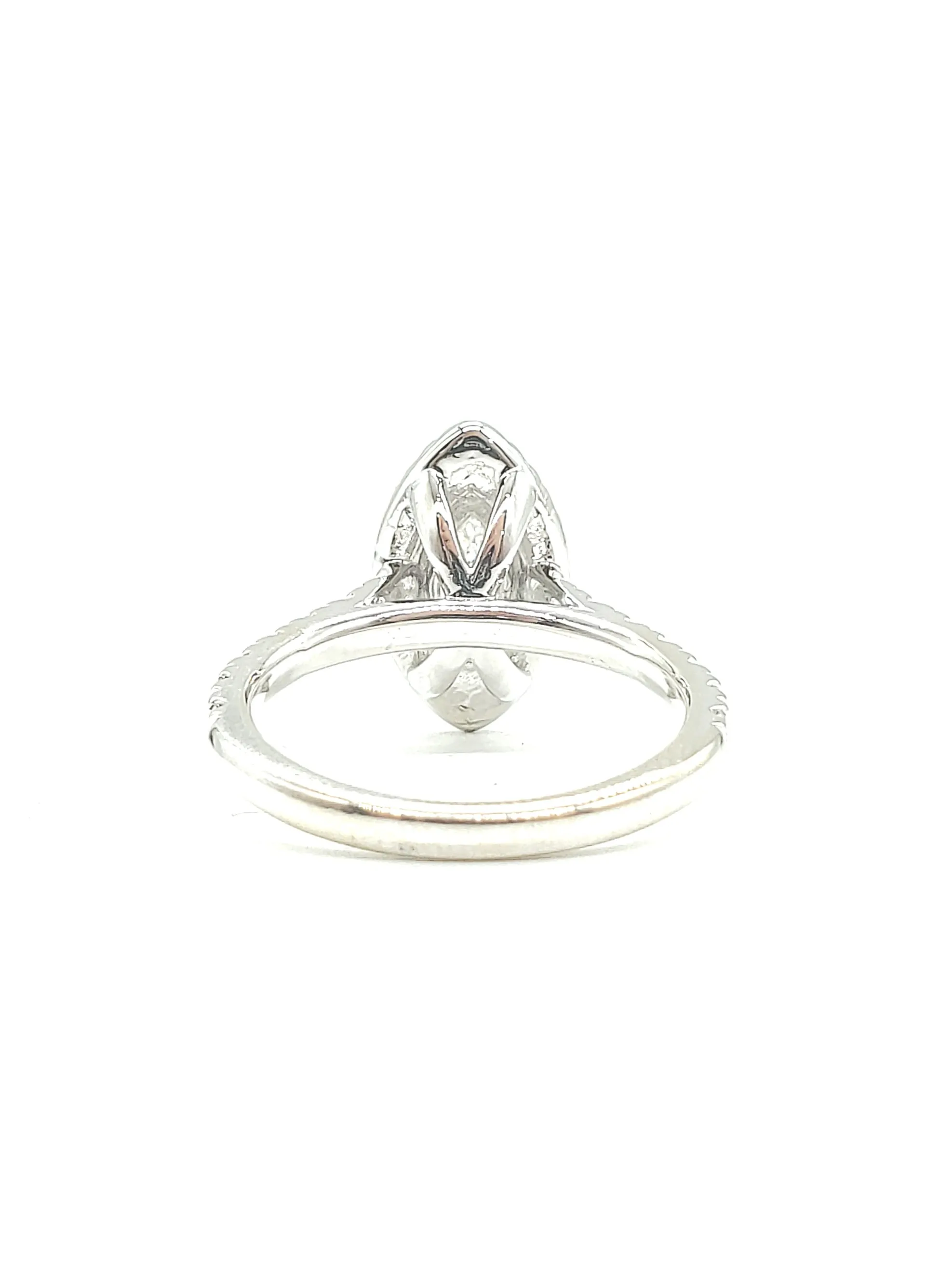 NEW 1 Carat Marquise Diamond Halo Ring