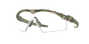 Oakley Mens SI Ballistic M Frame 3.0 Multicam Frames - Clear Lens - Non-Polarized Sunglasses