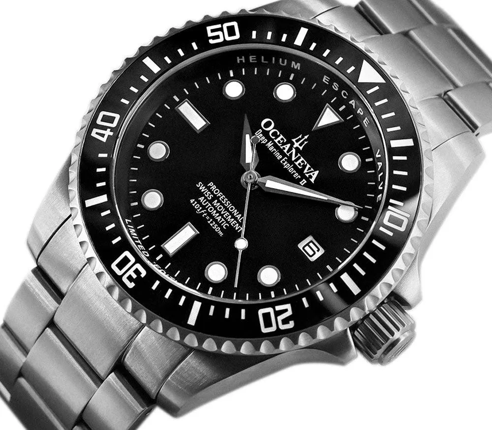 Oceaneva Deep Marine Explorer II - Pro Diver Titanium Limited Edition 1250m