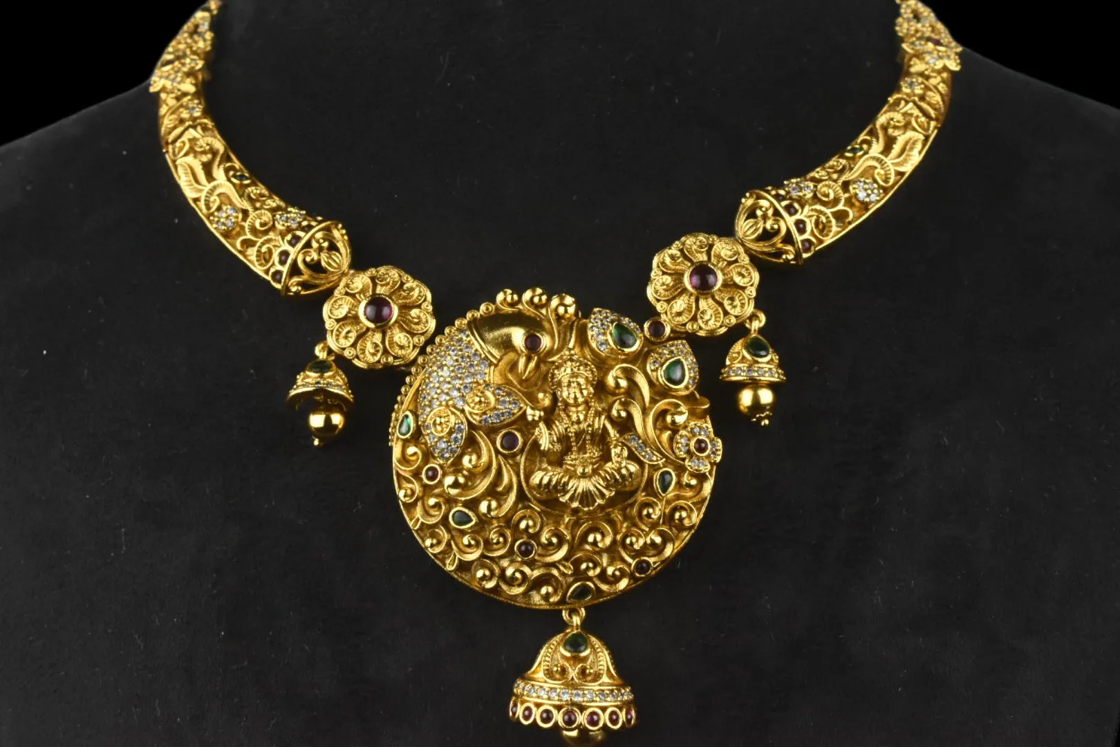 One Gram Gold Antique Lakshmi Kanti By Asp Fashion Jewellery