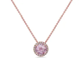 Pastel Diamond Station Necklace