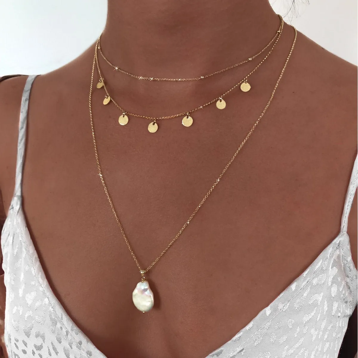 Pearl Gold Necklace