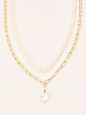 Pearl Layered Necklace