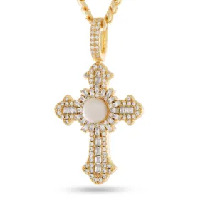 Pearl of Wisdom Cross Necklace