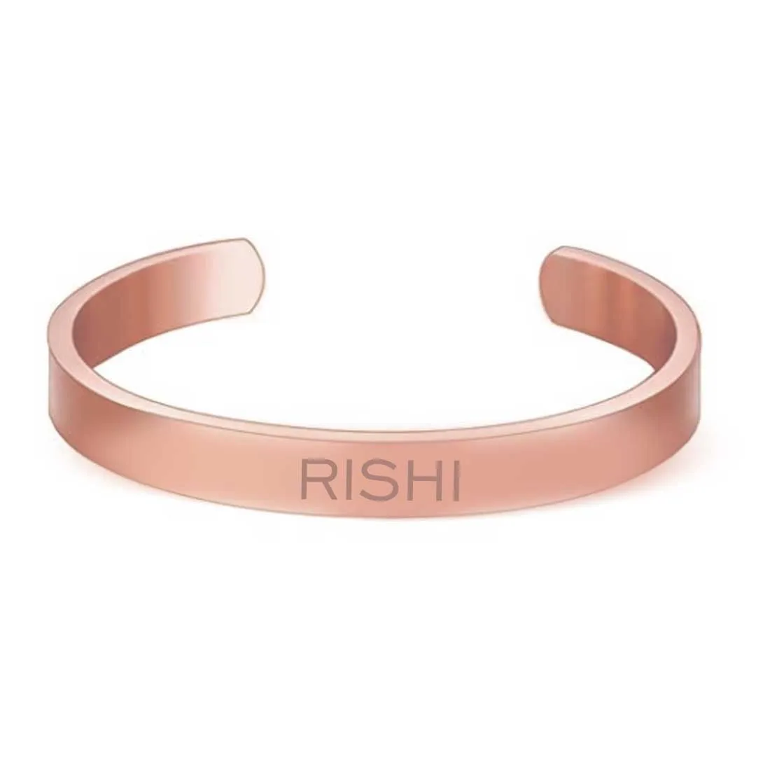 Personalized Bracelet With Name for Men Women - Rose Gold Plated/Black Rhodium/Gold Plated - Add Name