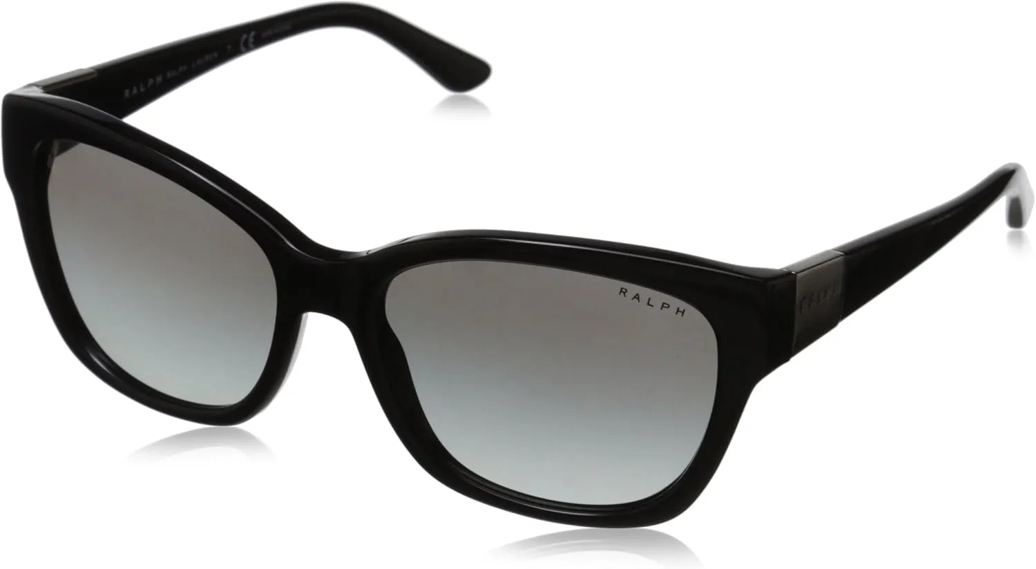 Polo Ralph Lauren Women's 0RA5208 Square Sunglasses, Black, 55 mm