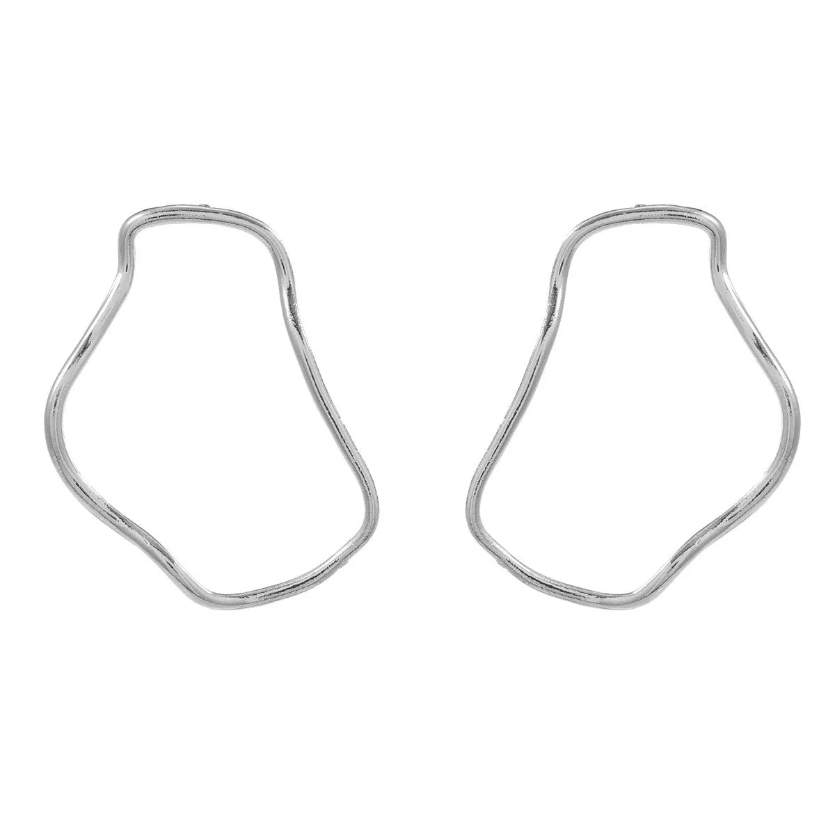 Pre Order:  Irregular Geometric Shape Alloy Earrings