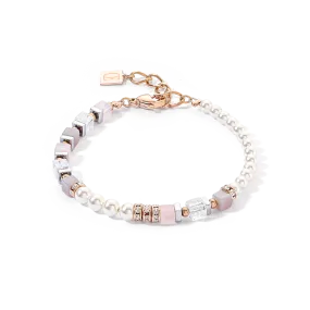 Precious Fusion Offset bracelet rose gold-ice pink