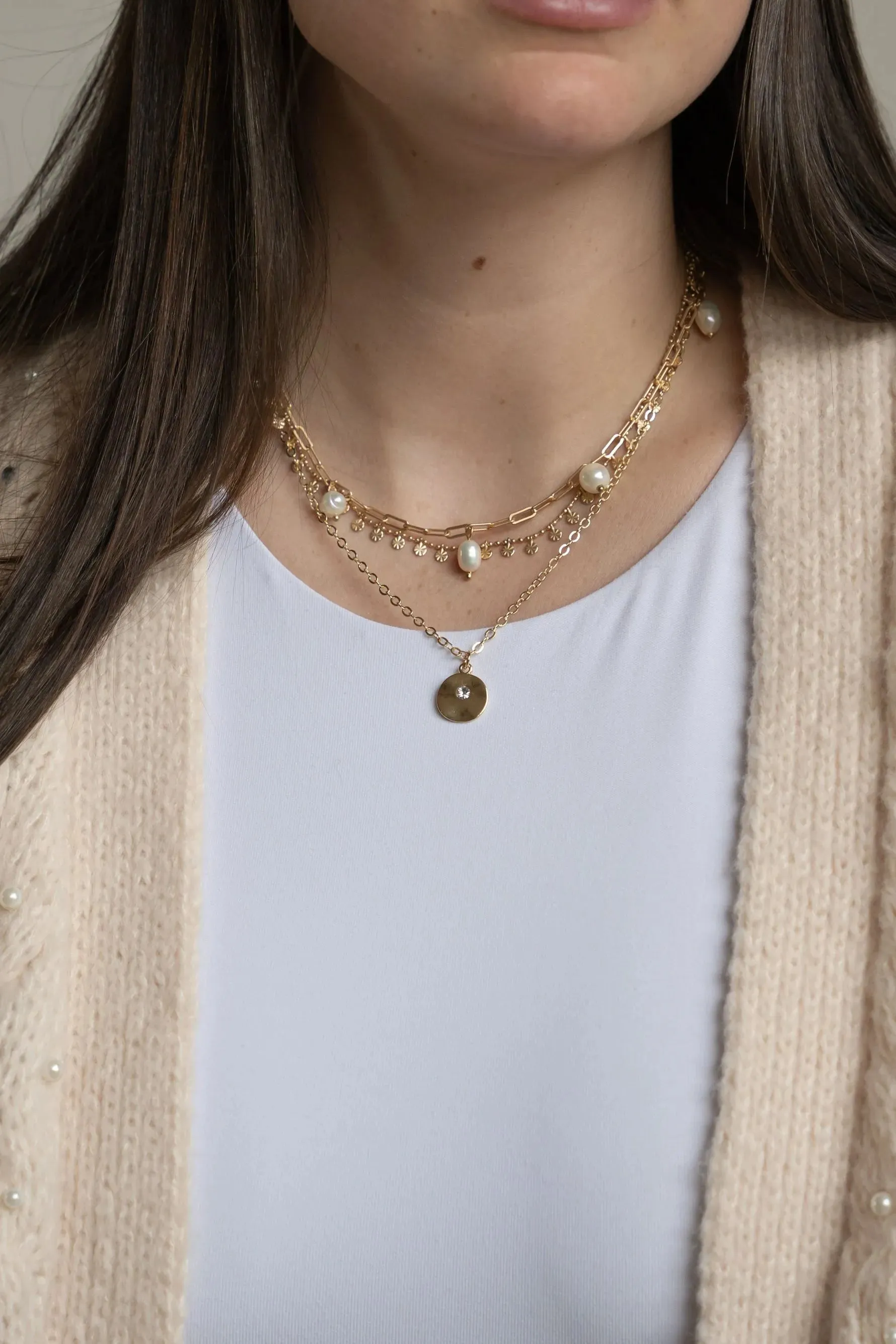 Preppy Pearl Necklace