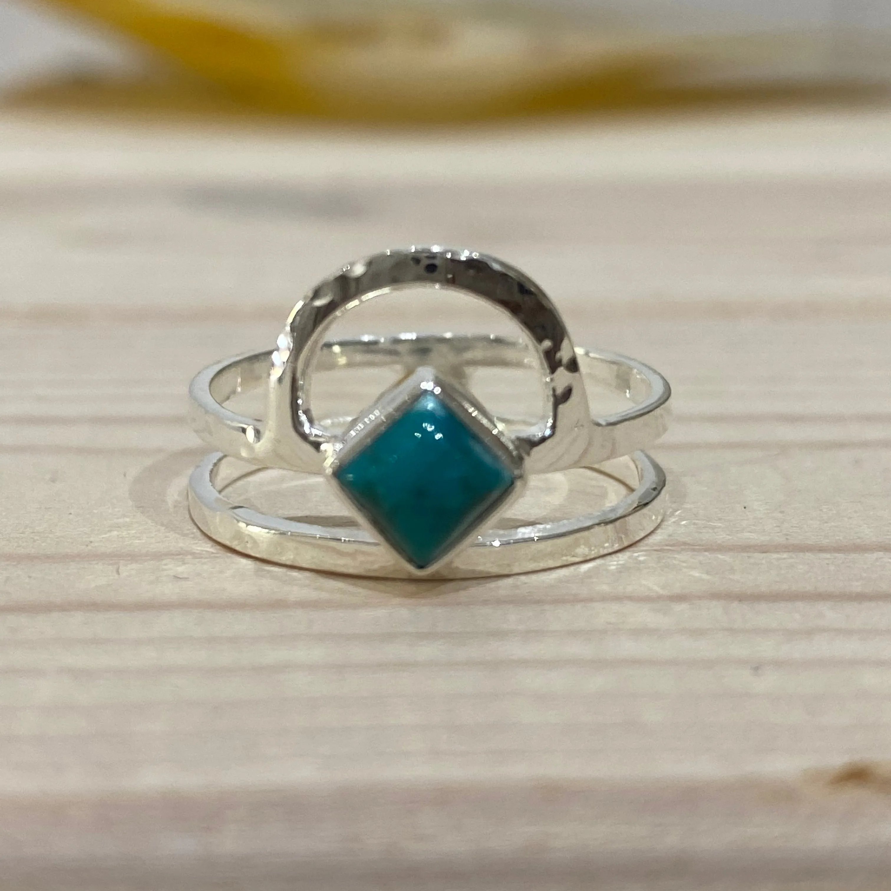 Rainbow Turquoise Ring