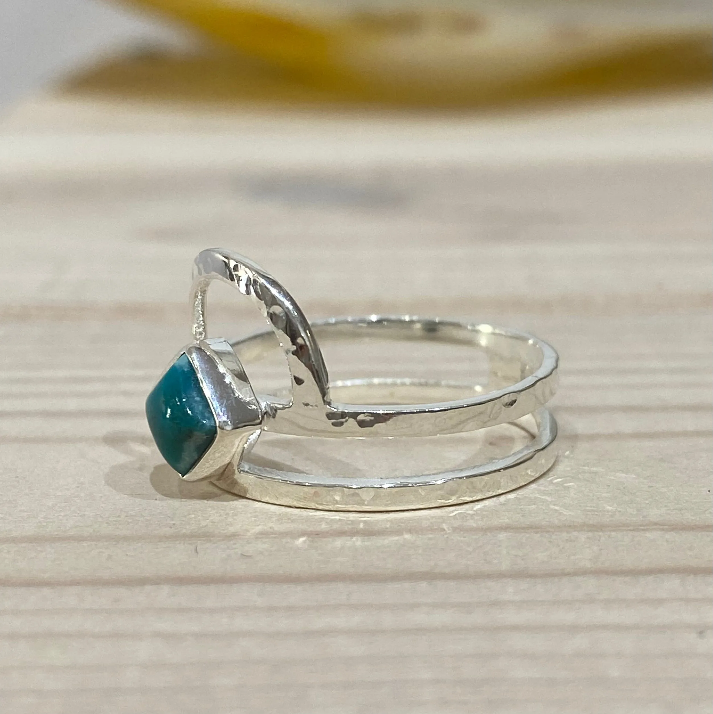 Rainbow Turquoise Ring