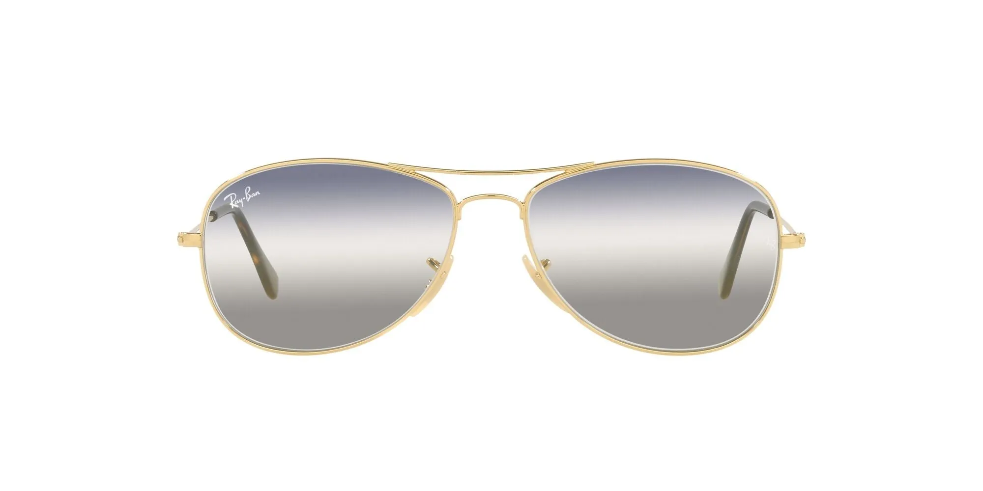 Ray Ban Gold Sunglasses with Tones Gradient Lenses-RB_3362_001/GF_59mm