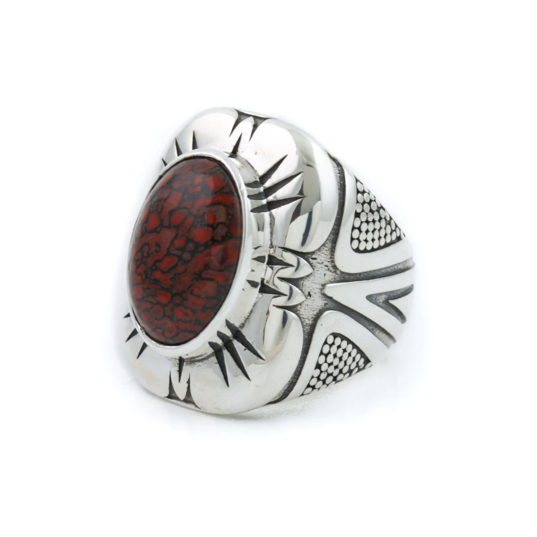 Remarkable "Grand Hoa" Ring x Fossilized Dino Bone by Kingdom