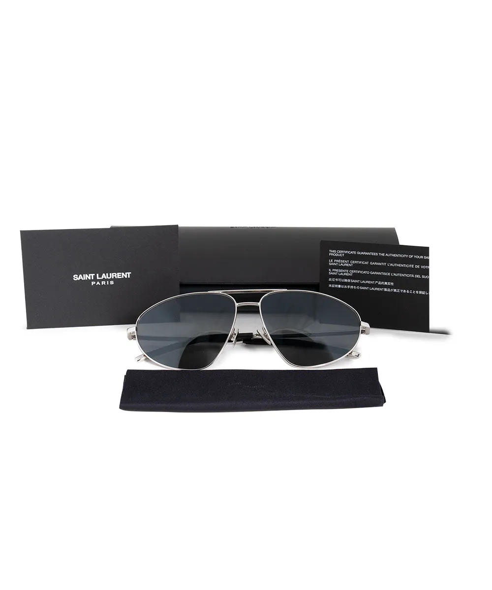 Saint Laurent SL 211 001 60 Aviator Sunglasses