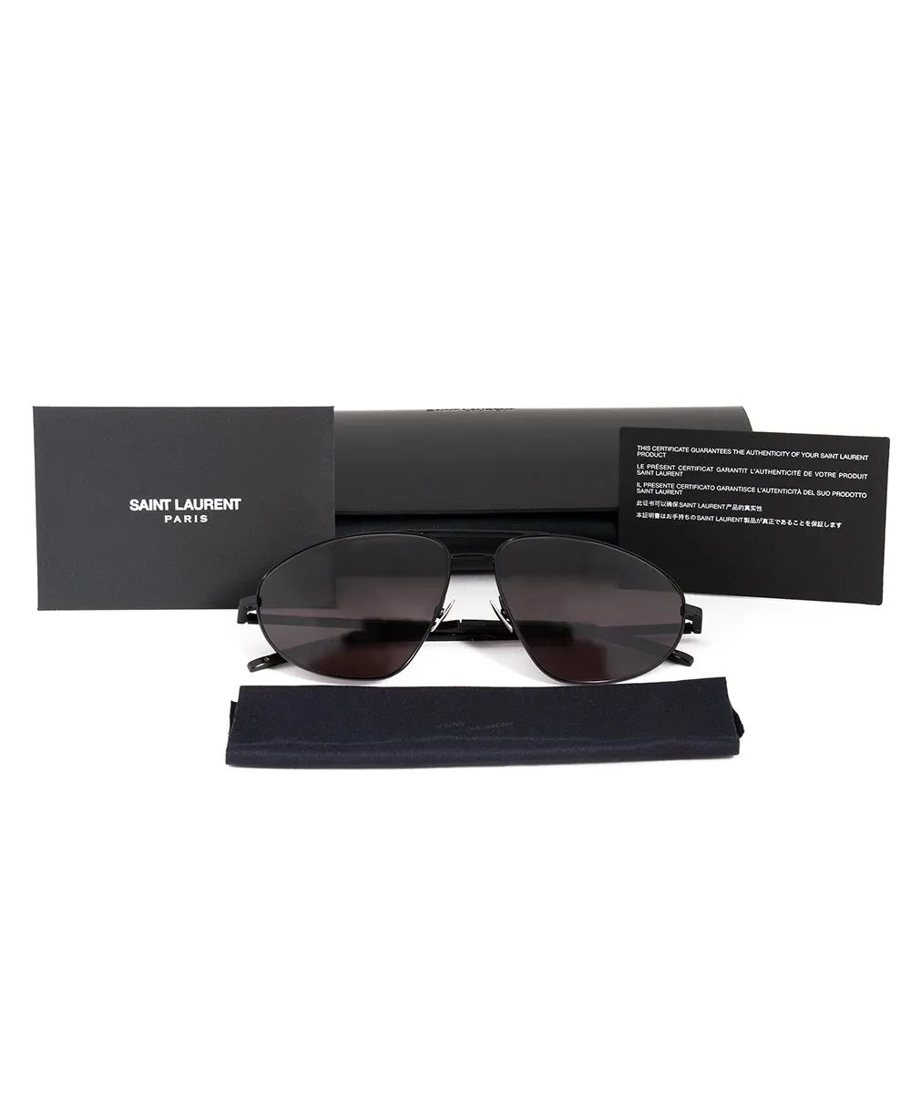 Saint Laurent SL 211 002 60 Aviator Sunglasses