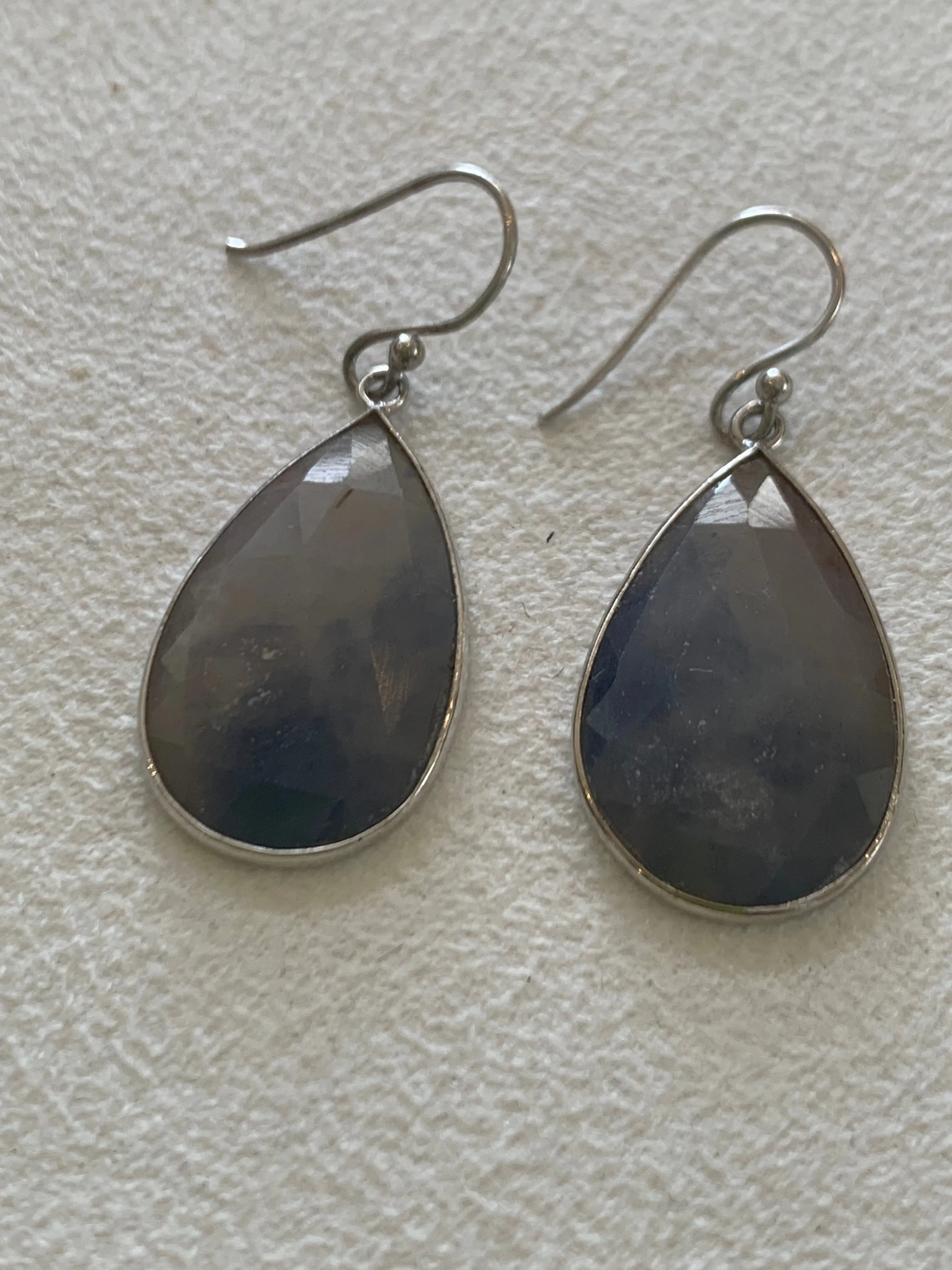 Sapphire Drop Earrings