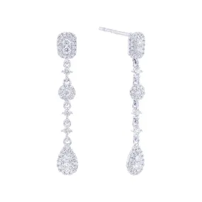 Scarlett Drop Diamond Earrings