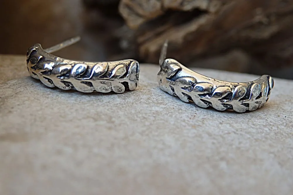 Silver Hoop Earrings