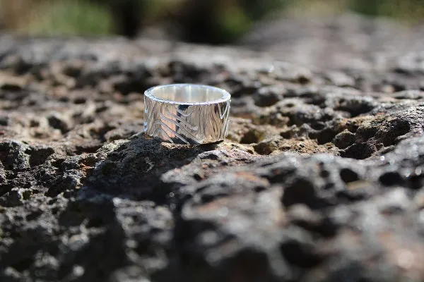 Silver Plated Wave Ring