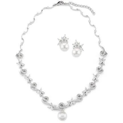 Silvia Necklace and Earring Set