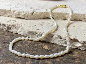 Simple Small Pearl Choker