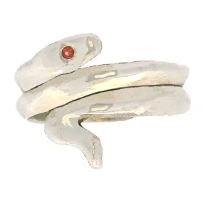 Snake with Ruby Ring (size 8)