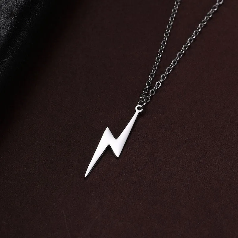 Stainless Steel Lightning Bracelet Necklace