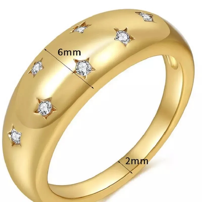 Starshine Chunky Dome Ring - LAST CHANCE!