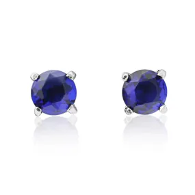 Striking Sapphire Earrings