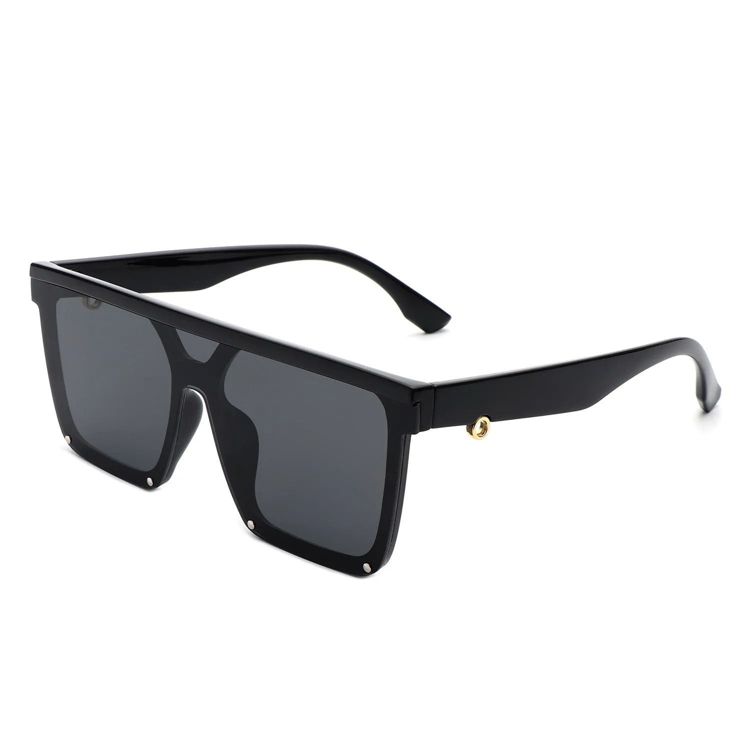 Sunquest - Oversized Square Flat Top Sunglasses for Women