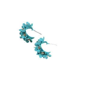 TEEK - Flourish Flower Hoop Earrings