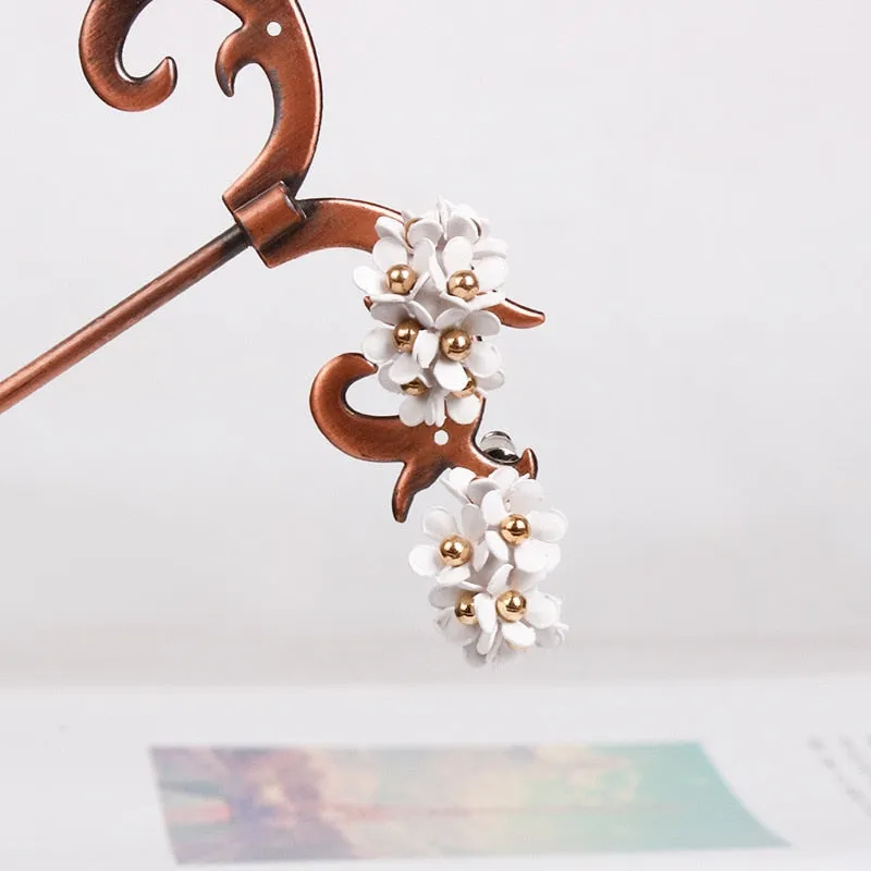 TEEK - Flourish Flower Hoop Earrings