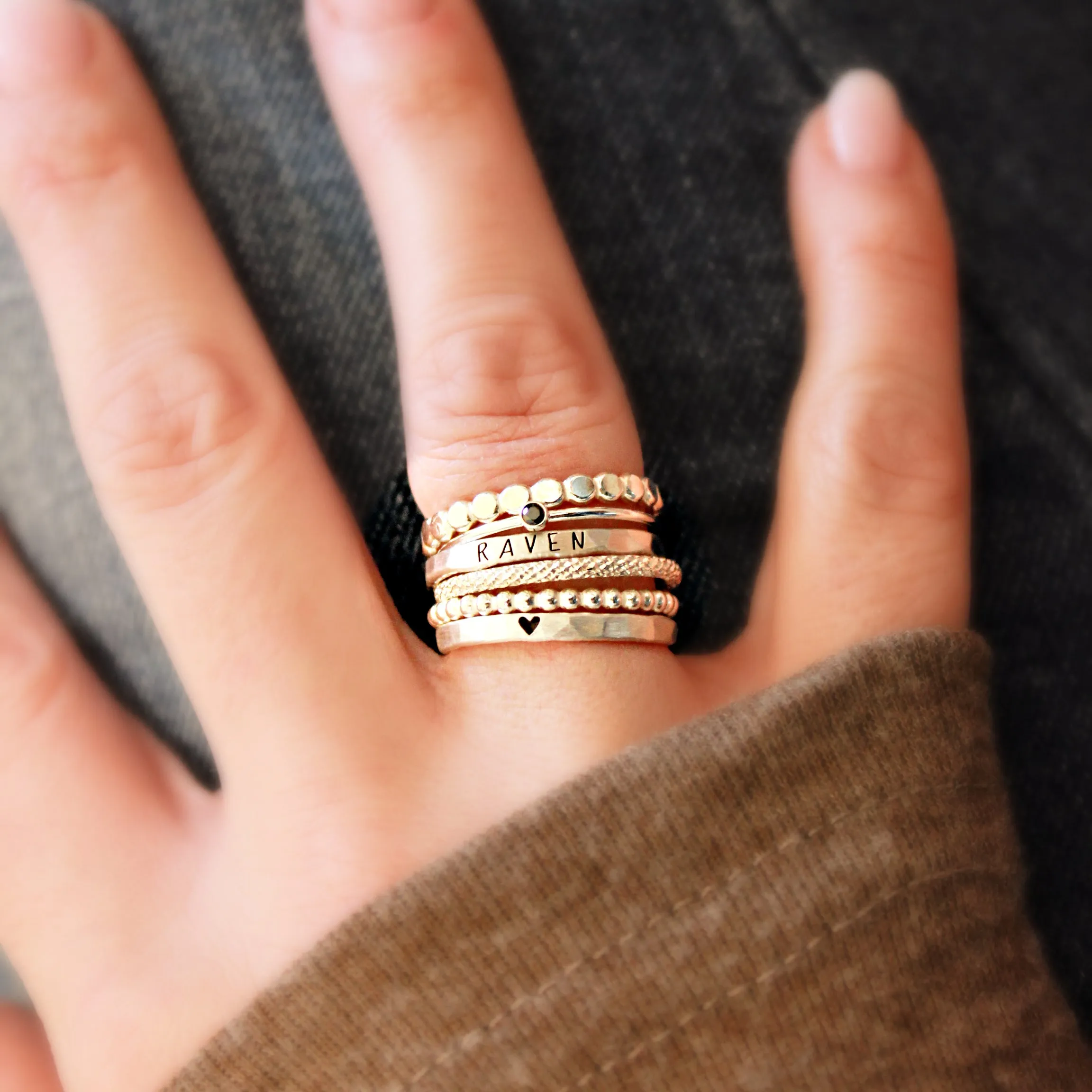 The Ivy Ring Set in Silver