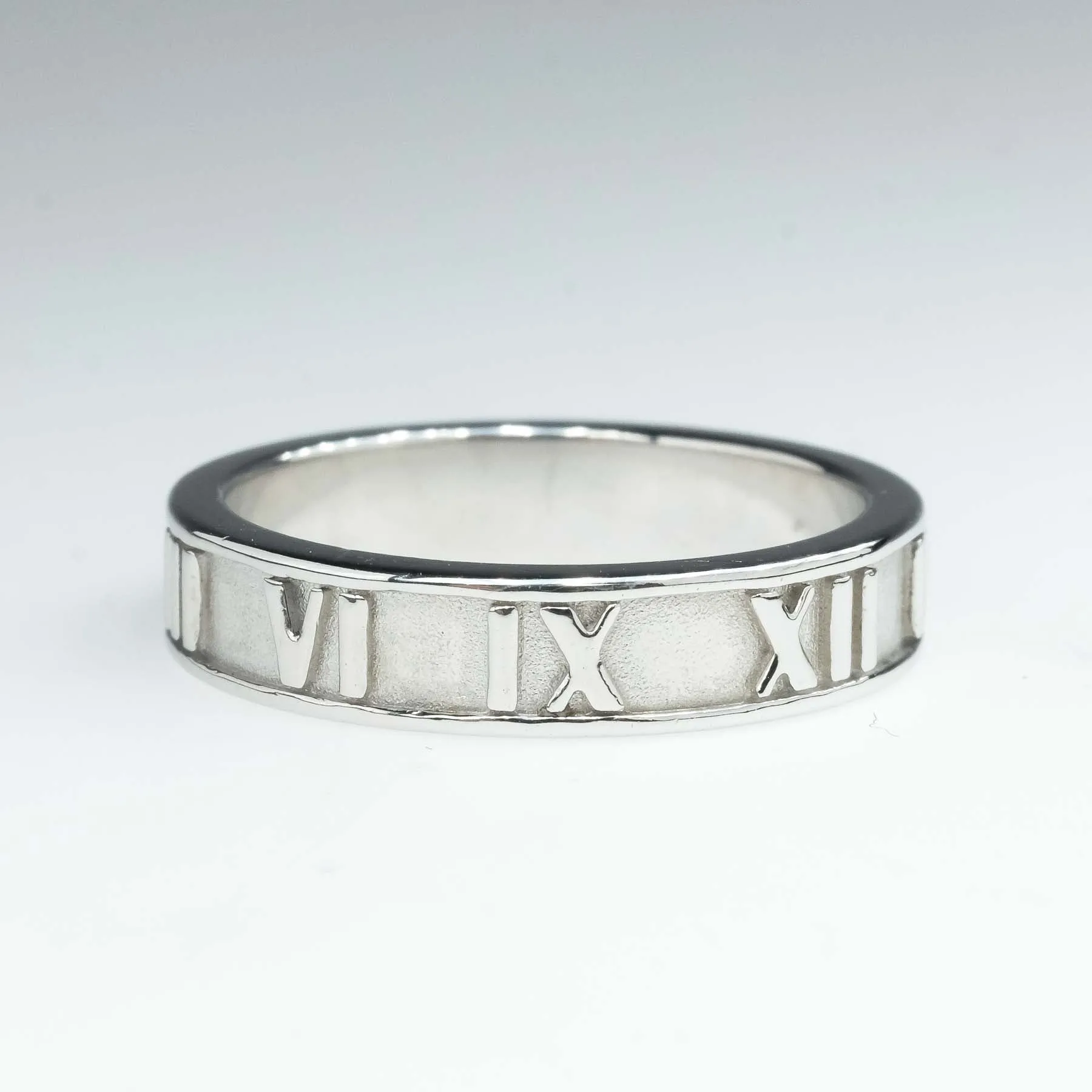 Tiffany & Co. Atlas Narrow Ring in Sterling Silver