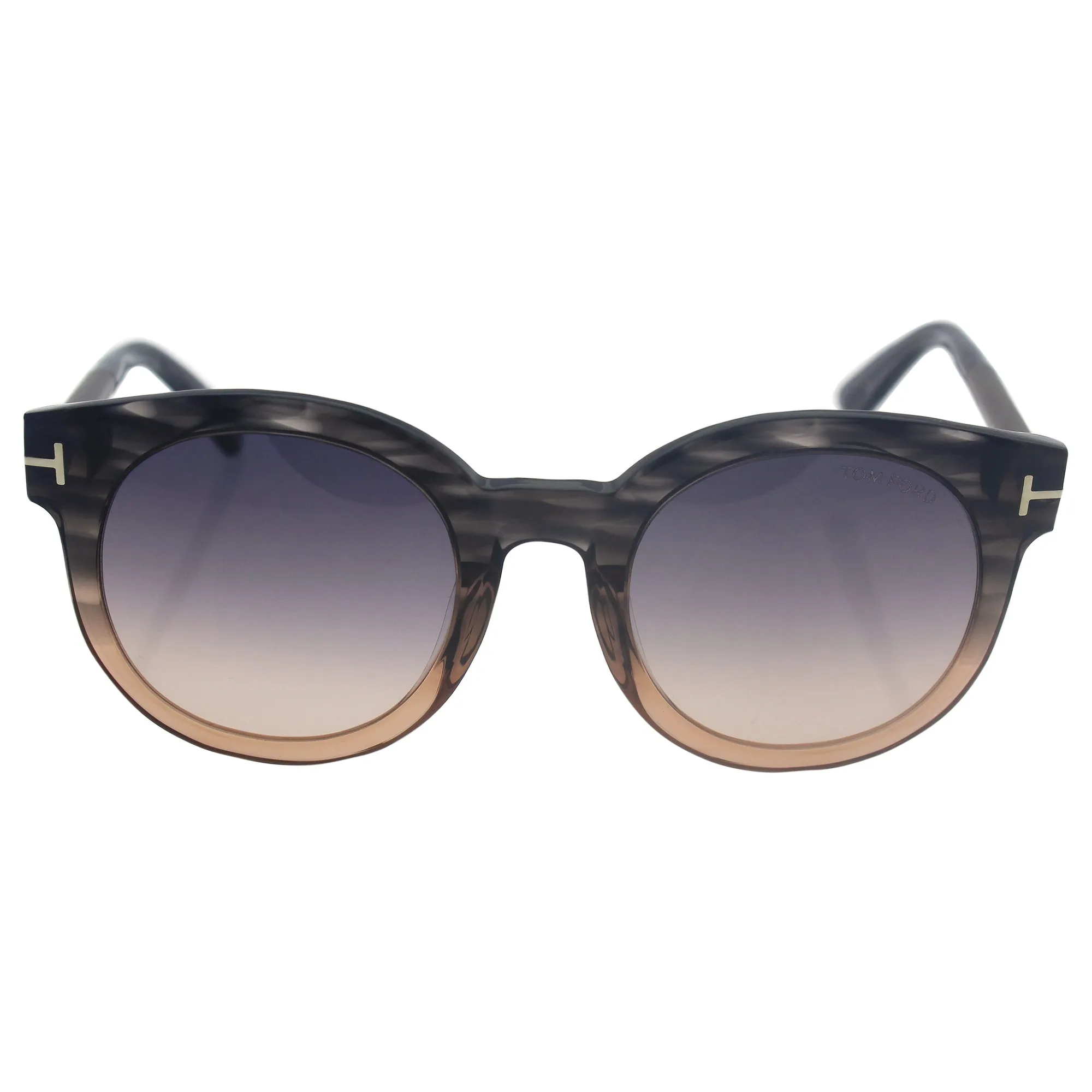 Tom Ford Sunglasses TF 435 Janina Sunglasses 20B Black To Tan 51mm