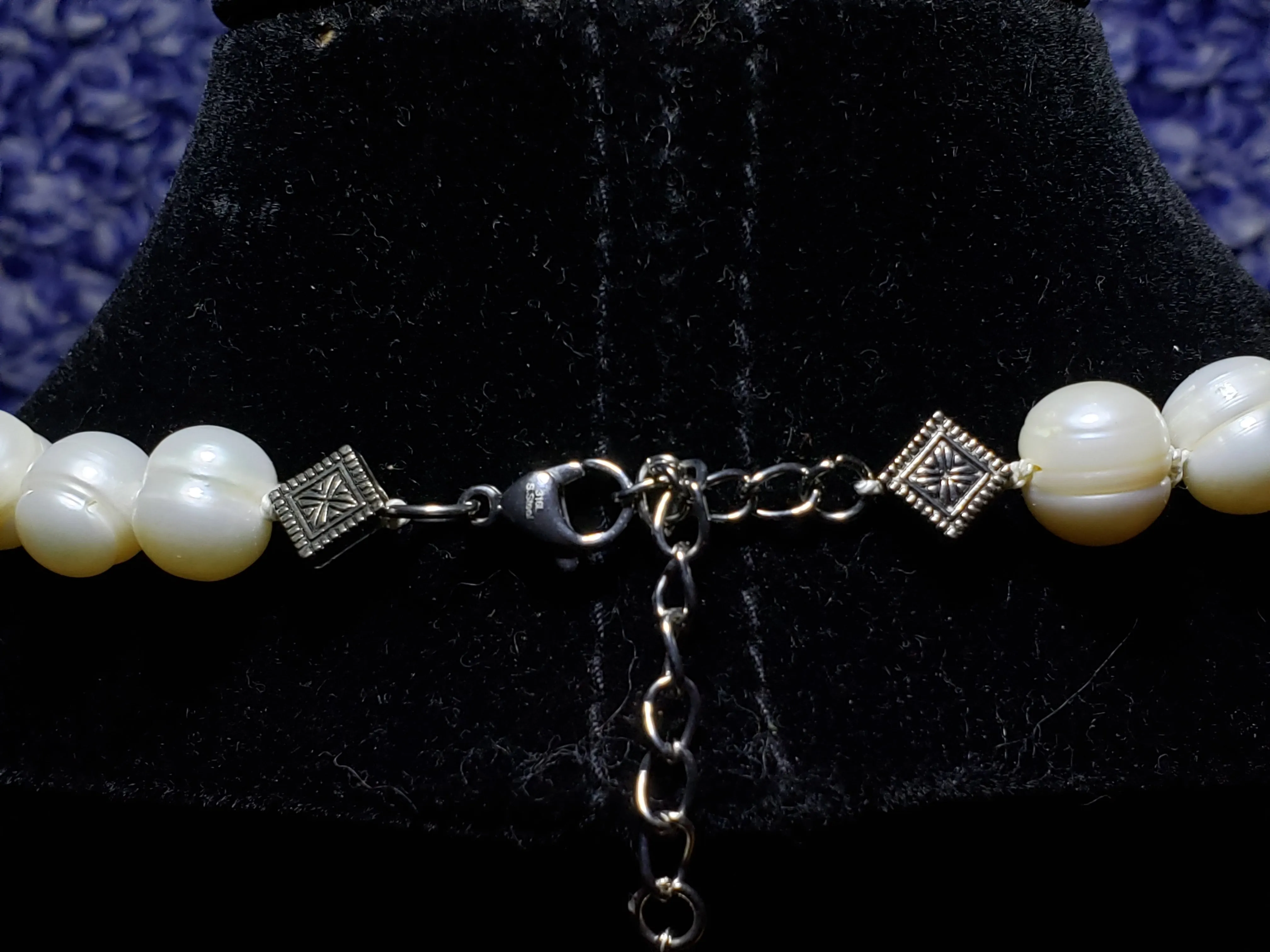 Top Quality Freshwater 14mm Pearl, Hand Knotted Silk Necklace, 18" with 2" Extender and Lobster Claw Clasp.