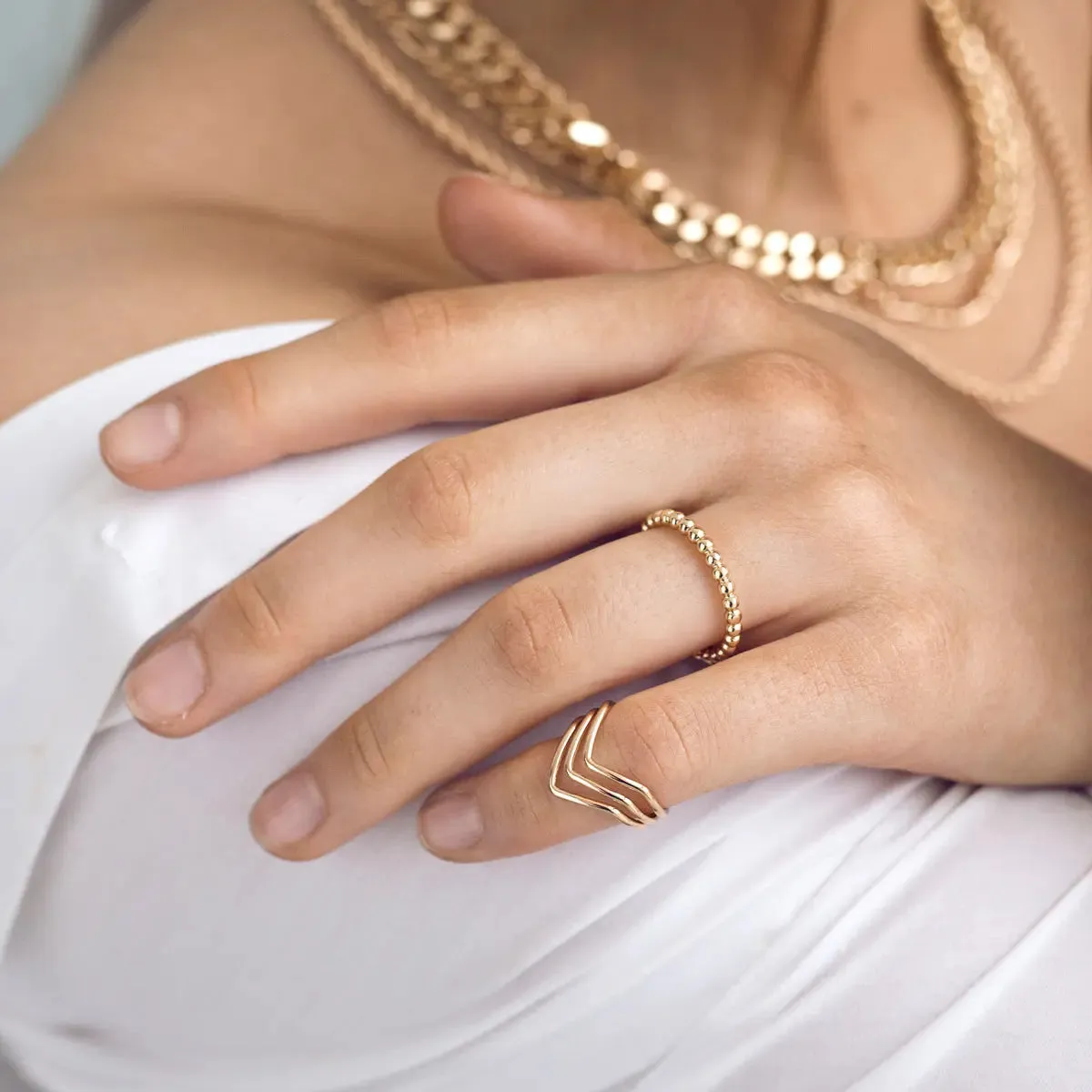 Triple Lined Top Ring