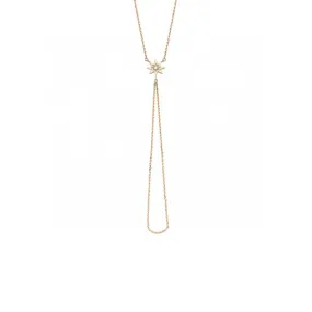 VENUS STAR GOLD DIAMOND HAND CHAIN