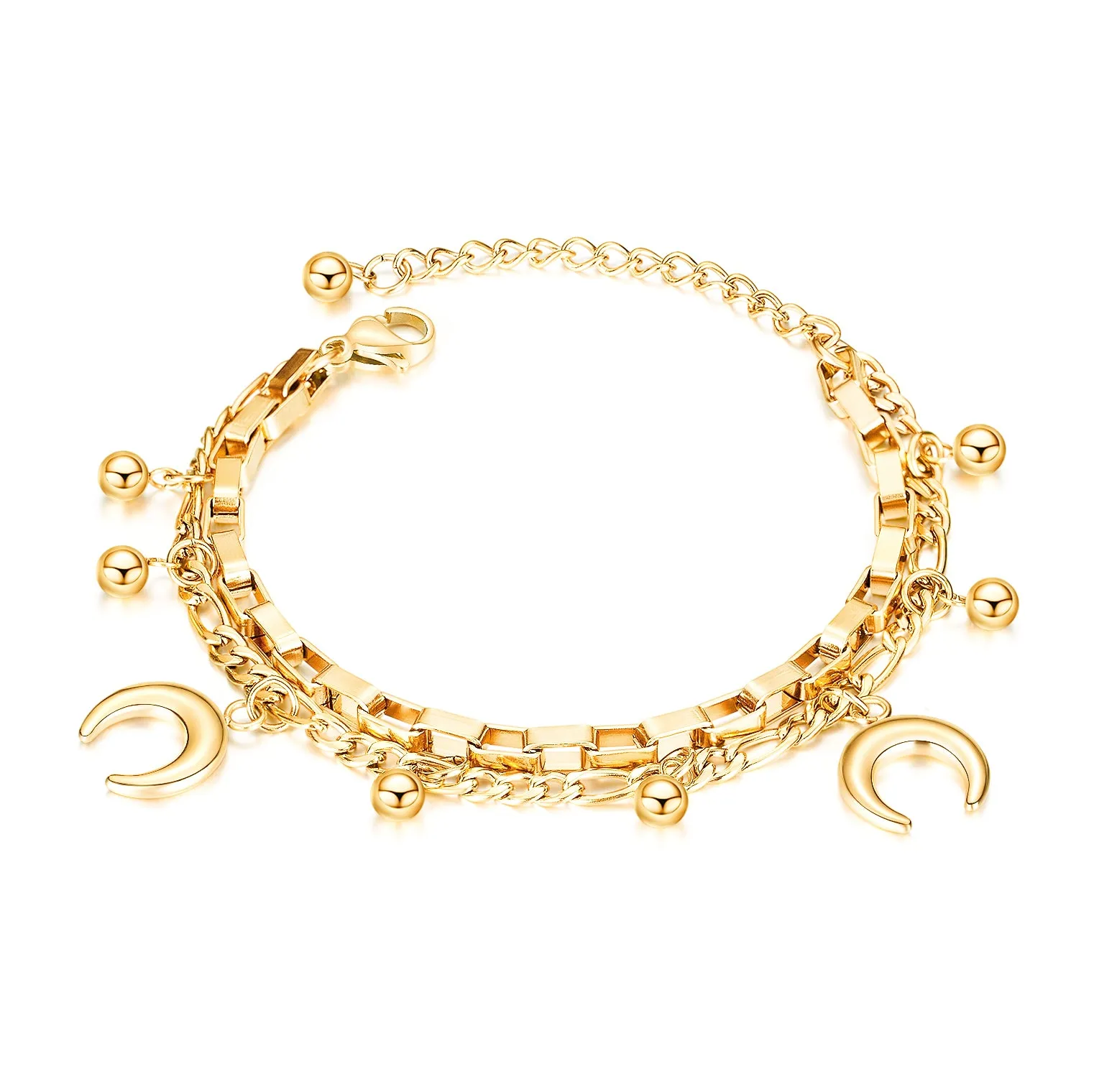 Women's Fashion Moon Bracelet