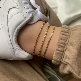 Women's Minimalist Titanium Steel Anklet