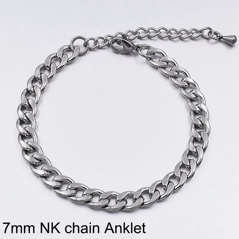 Women's Titanium Steel Chain Anklet