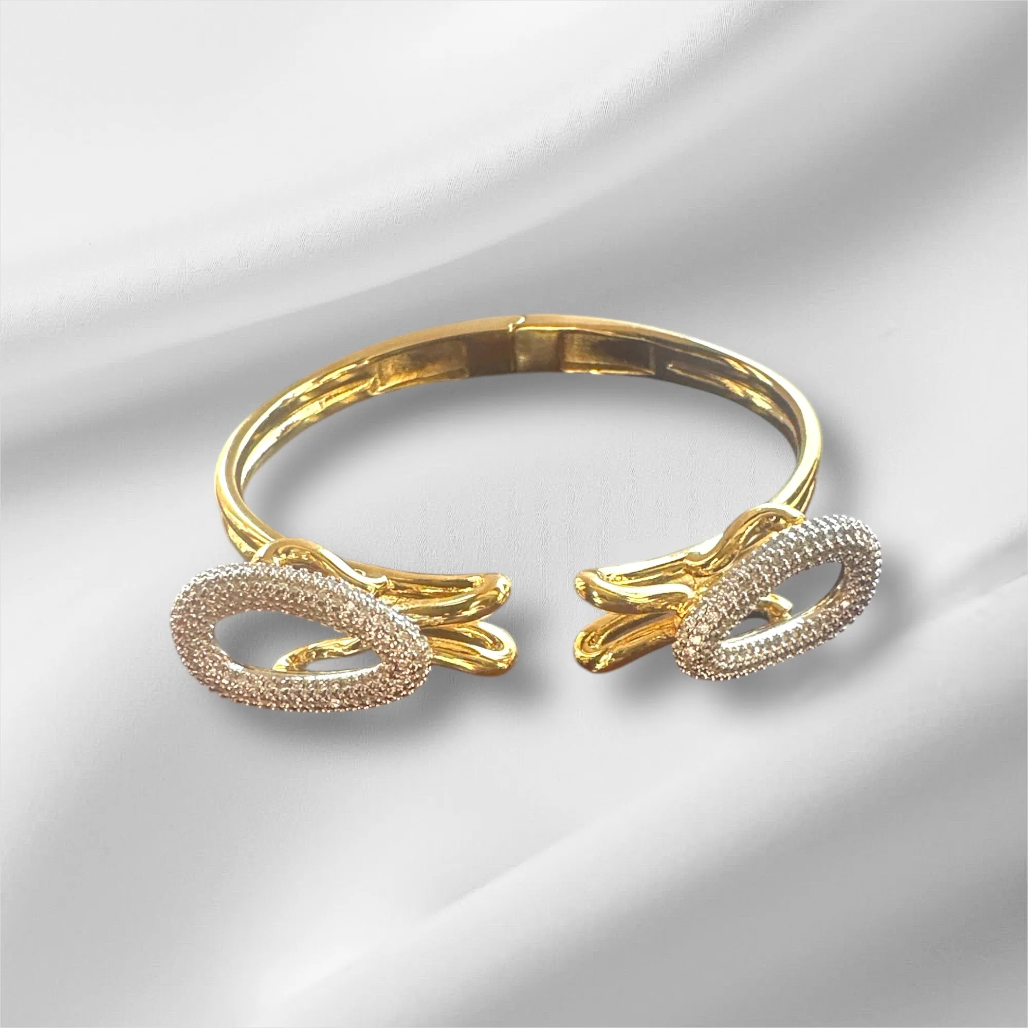 y2k brass bracelet set